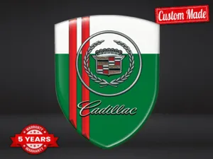 Cadillac Emblema En Relieve Máximo Duradero Estilo Pro Rendimiento